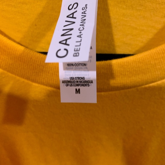 5 yellow tees assorted sizes new - Picture 6 of 6